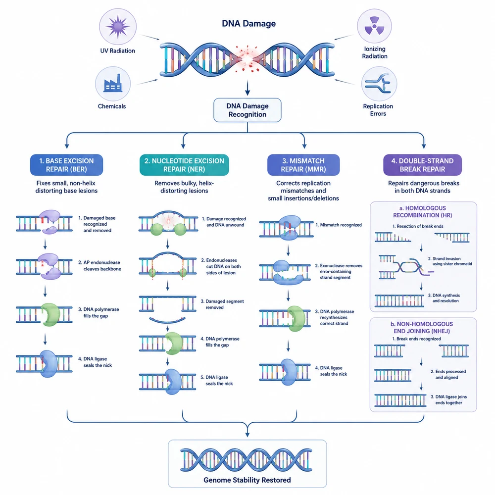 AI-generated DNA damage repair mechanism