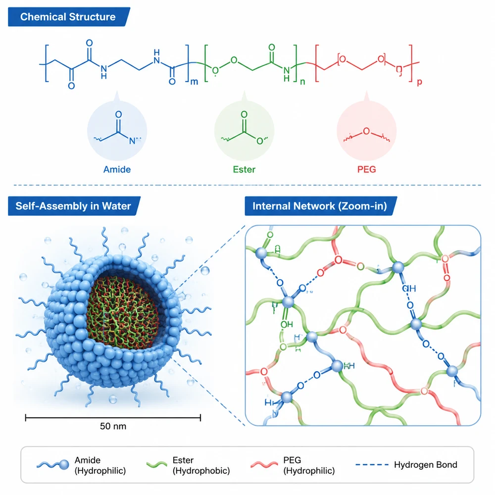 AI-generated materials or chemistry structure figure