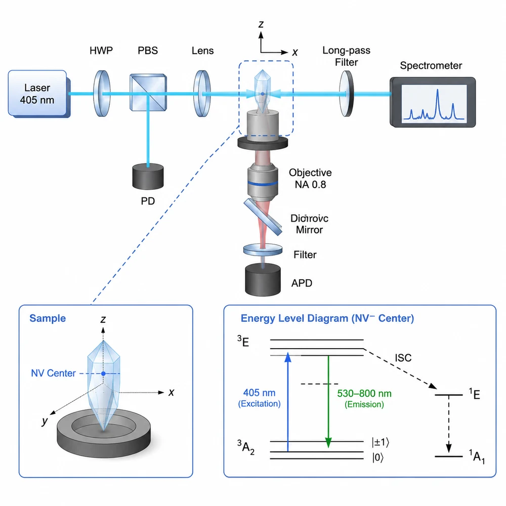 AI-generated clean figure refined from a sketch: a tidy experimental setup figure from a napkin sketch